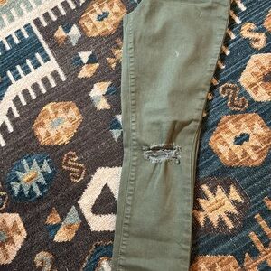 Old Navy Olive Skinny Jeans